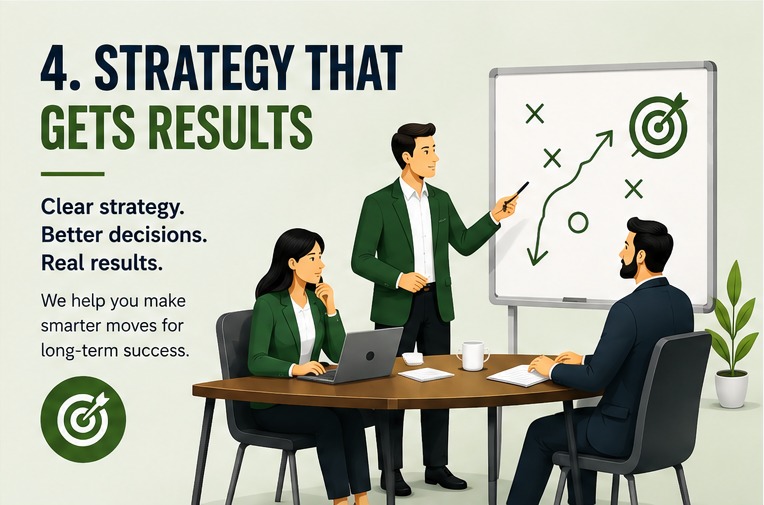 4. Strategy that gets results - clear strategy, better decisions, real results